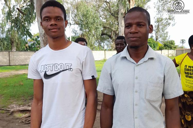 Igweche and Blake after being set free