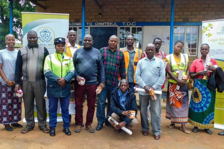 Stakeholders with LAB officers