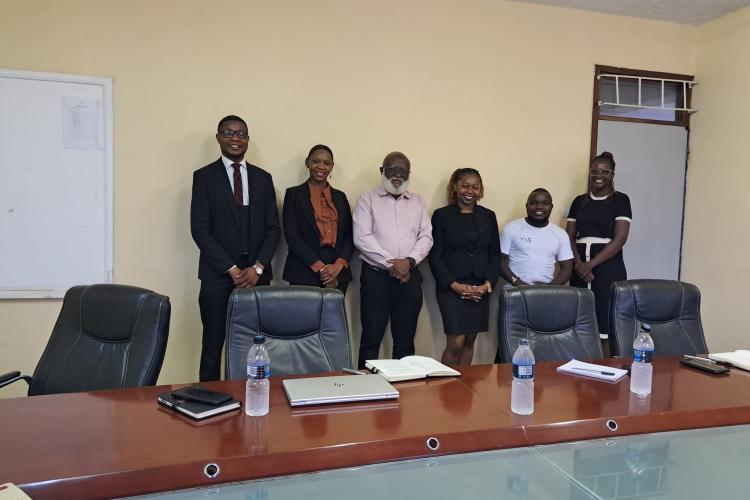 Stakeholders during the signing of the MoU