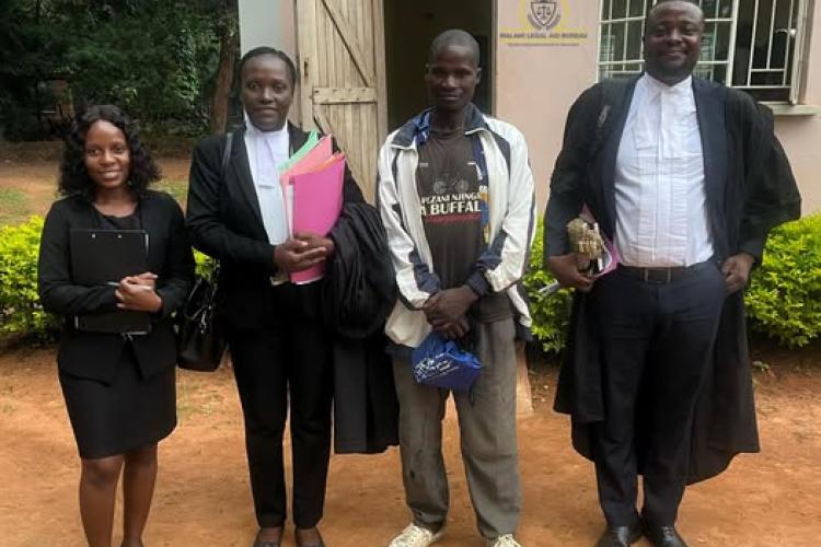 From left: LAO Tisungane Thawe, SLAA Ruth Harawa, Gezani Mkwinjiri, and SLAA Gift Somba