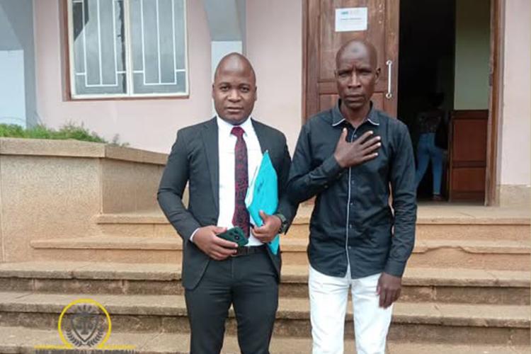 Counsel Duke with the client